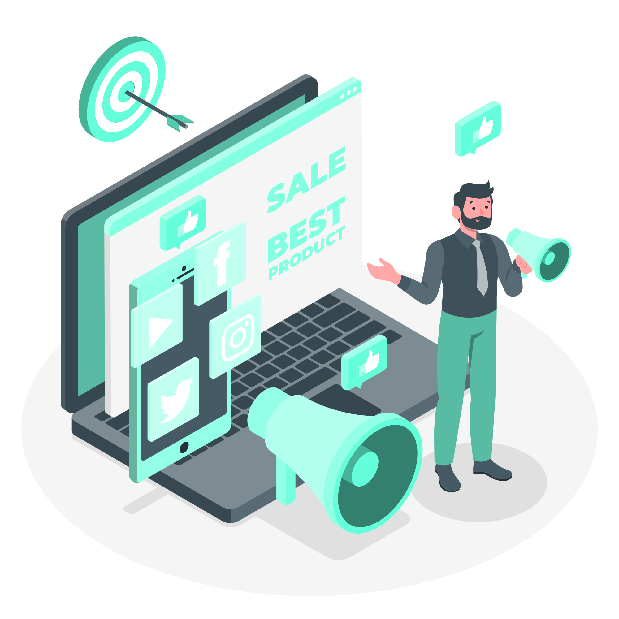 A professional web team collaborating on a project